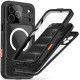 Juodas dėklas Apple iPhone 17 Pro / 18 Pro telefonui "Tech-Protect Shellbox Magsafe IP68"
