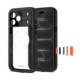 Juodas dėklas Apple iPhone 17 Pro Max / 18 Pro Max telefonui "Tech-Protect Shellbox Magsafe IP68"