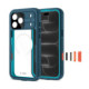 Mėlynas (Ocean Blue) dėklas Apple iPhone 17 Pro Max / 18 Pro Max telefonui "Tech-Protect Shellbox Magsafe IP68"