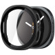 Juodas dėklas Samsung Galaxy Watch 8 / 9 (40 mm) laikrodžiui "Spigen Thin Fit 360 V2"