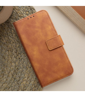 Rudas atverčiamas dėklas Apple iPhone Air telefonui "Tender Book"