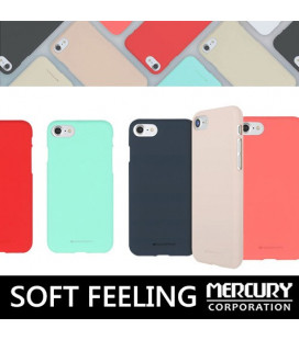 Raudonas silikoninis dėklas Samsung Galaxy J4 Plus 2018 telefonui "Mercury Soft Feeling"