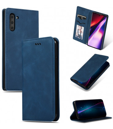 Dėklas "Business Style" Samsung A505 A50 tamsiai mėlynas