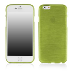 Žalias silikoninis dėklas Apple iPhone 6/6s telefonui "Jelly Metallic"