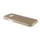 Auksinės spalvos silikoninis dėklas HTC One Mini 2 telefonui "Jelly Metallic"