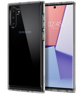 Skaidrus dėklas Samsung Galaxy Note 10 telefonui "Spigen Crystal Hybrid"