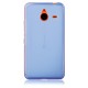 Mėlynas silikoninis dėklas Microsoft Lumia 640 XL telefonui "Frosted"