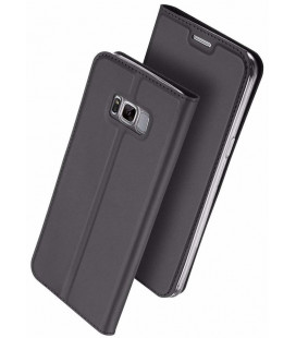 Juodas atverčiamas dėklas Samsung Galaxy S8 telefonui "Dux Ducis Skin Pro"