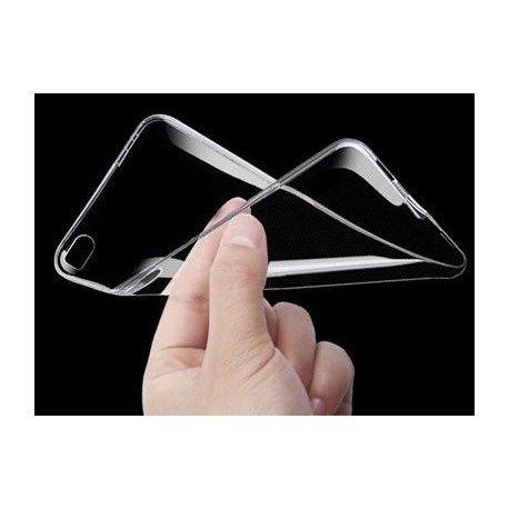 Skaidrus plonas 0,3mm silikoninis dėklas LG L90 telefonui