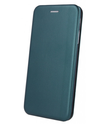 Žalias  atverčiamas dėklas Samsung Galaxy A70 telefonui "Book Elegance" 