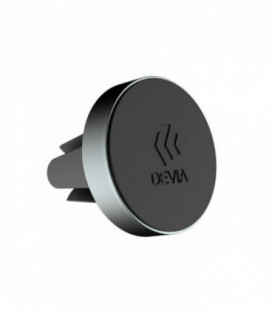 Automobilinis Universalus telefono laikiklis Devia Circle tvirtinamas į ventiliacijos groteles, magnetinis, juodas