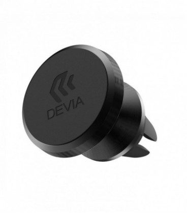 Automobilinis Universalus telefono laikiklis Devia Titan tvirtinamas į ventiliacijos groteles, magnetinis, juodas