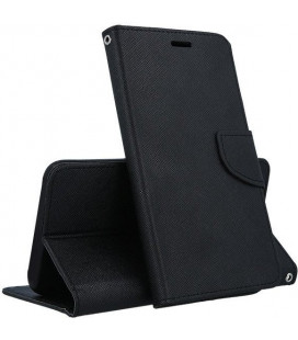 Juodas atverčiamas dėklas Xiaomi Redmi Note 8 Pro telefonui "Telone Fancy"