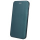 Žalias atverčiamas dėklas Samsung Galaxy A71 telefonui "Book Elegance"