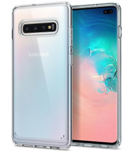 Skaidrus dėklas Samsung Galaxy S10 Plus telefonui "Spigen Ultra Hybrid"