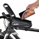 Juodas universalus telefonų dėklas dviračiams ”L” "Wildman Hardpounch"