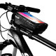 Juodas universalus telefonų dėklas dviračiams ”M” "Wildman Hardpounch"
