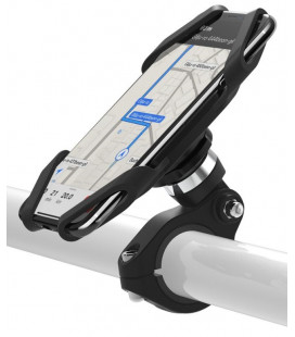 Juodas universalus telefonų laikiklis dviračiams iki 6" "Ringke Spider Bike Mount"