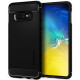 Matinis juodas dėklas Samsung Galaxy S10E telefonui "Spigen Rugged Armor"