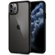 Matinis juodas dėklas Apple iPhone 11 Pro Max telefonui "Spigen Ultra Hybrid"