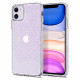 Skaidrus dėklas su blizgučiais Apple iPhone 11 telefonui "Spigen Liquid Crystal Glitter"