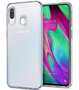 Skaidrus dėklas Samsung Galaxy A40 telefonui "Spigen Liquid Crystal"