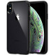 Matinis juodas dėklas Apple iPhone X / XS telefonui "Spigen Ultra Hybrid"