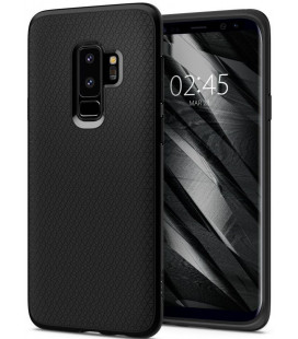 Matinis juodas dėklas Samsung Galaxy S9 Plus telefonui "Spigen Liquid Air"