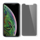 Juodas apsauginis grūdintas stiklas Apple iPhone XR / 11 telefonui "Spigen AlignMaster Privacy"