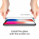 Juodas apsauginis grūdintas stiklas Apple iPhone XS Max / 11 Pro Max telefonui "Spigen Glas.TR Slim"