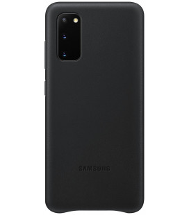 Originalus juodas dėklas "Leather Cover" Samsung Galaxy S20 telefonui "EF-VG980LBE"