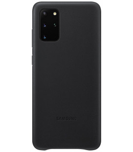 Originalus juodas dėklas "Leather Cover" Samsung Galaxy S20 Plus telefonui "EF-VG985LBE"