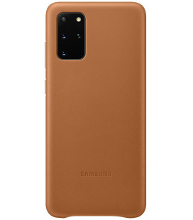 Originalus rudas dėklas "Leather Cover" Samsung Galaxy S20 Plus telefonui "EF-VG985LAE"