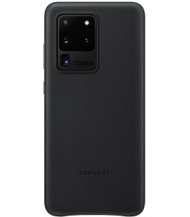 Originalus juodas dėklas "Leather Cover" Samsung Galaxy S20 Ultra telefonui "EF-VG988LBE"