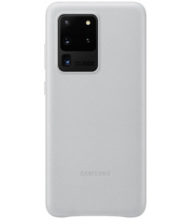 Originalus baltas dėklas "Leather Cover" Samsung Galaxy S20 Ultra telefonui "EF-VG988LSE"