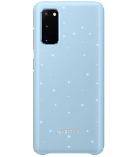 Originalus mėlynas dėklas "LED Cover" Samsung Galaxy S20 telefonui "EF-KG980CLE"