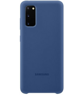 Originalus mėlynas dėklas "Silicone Cover" Samsung Galaxy S20 telefonui "EF-PG980TNE"