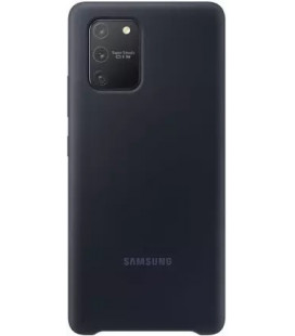 Originalus juodas dėklas "Silicone Cover" Samsung Galaxy S10 Lite telefonui "EF-PG770TBE"