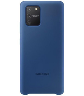Originalus mėlynas dėklas "Silicone Cover" Samsung Galaxy S10 Lite telefonui "EF-PG770TLE"