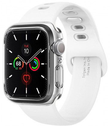 Skaidrus dėklas Apple Watch 4/5/6/SE (40mm) laikrodžiui "Spigen Ultra Hybrid"