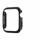 Juodas dėklas Apple Watch 4 / 5 / 6 / SE 1 / 2 / 3 (44 MM) laikrodžiui "Spigen Thin Fit"