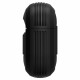 Juodas dėklas Apple Airpods Pro 1 ausinėms "Spigen Rugged Armor"