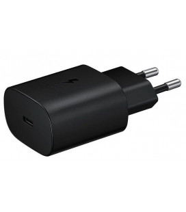 Originalus Samsung juodas Fast Charge 25w (3A) USB-C pakrovėjas "EP-TA800EBE"
