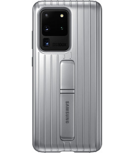 Originalus sidabrinės spalvos dėklas "Standing Cover" Samsung Galaxy S20 Ultra telefonui "EF-RG988CSE"