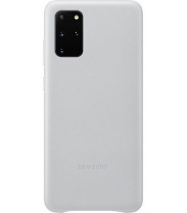 Originalus šviesiai pilkas dėklas "Leather Cover" Samsung Galaxy S20 Plus telefonui "EF-VG985LSE"