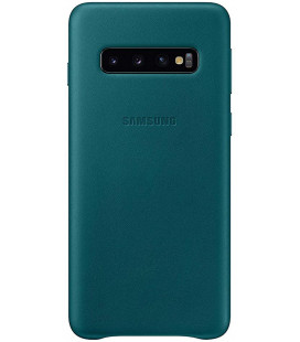 Originalus žalias dėklas "Leather Cover" Samsung Galaxy S10 telefonui "EF-VG973LGE"