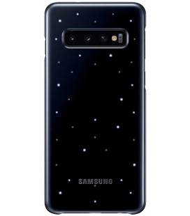 Originalus juodas dėklas "LED Cover" Samsung Galaxy S10 telefonui "EF-KG973CBE"