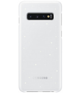 Originalus baltas dėklas "LED Cover" Samsung Galaxy S10 telefonui "EF-KG973CWE"