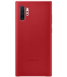 Originalus raudonas dėklas "Leather Cover" Samsung Galaxy Note 10 Plus telefonui "EF-VN975LRE"