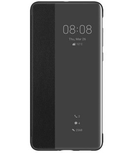 Originalus juodas atverčiamas dėklas Huawei P40 telefonui "S-View Case"